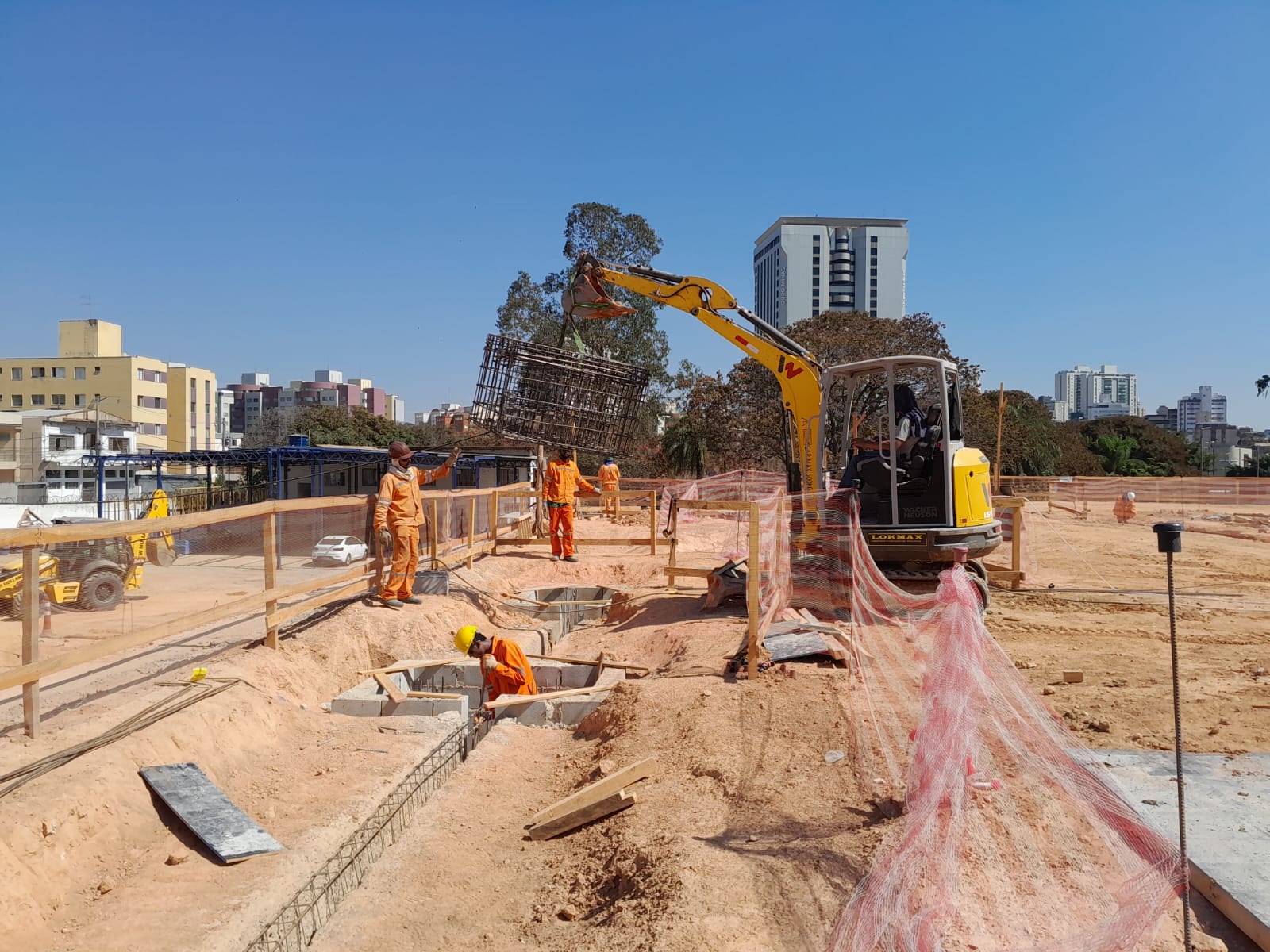 Novo complexo de laboratórios está sendo construído no bairro União, região Nordeste de BH (Arquivo: SPE Saúde BH)